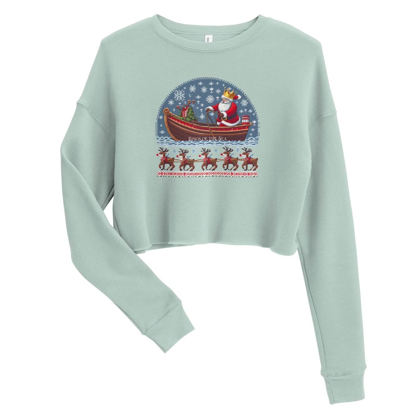 KOS Christmas Sweater Crop Top