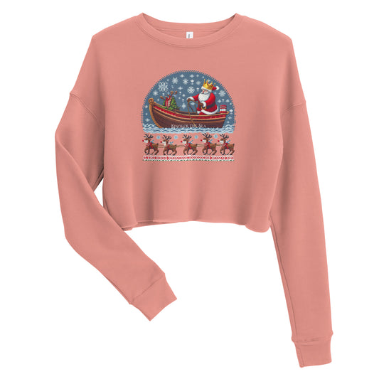 KOS Christmas Sweater Crop Top