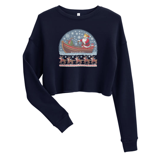 KOS Christmas Sweater Crop Top