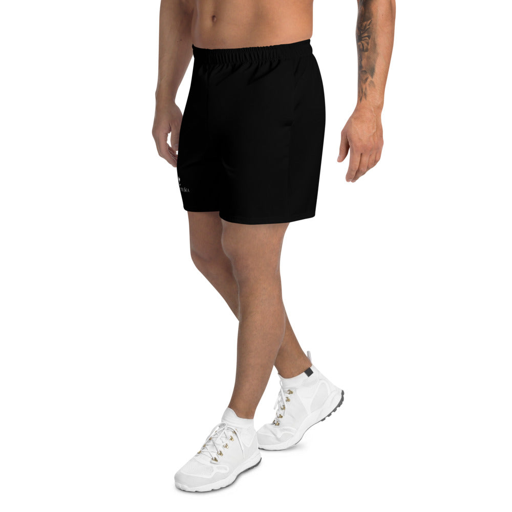 Black Men's Athletic Long Shorts